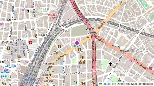 million(ミリオン)池袋の周辺地図
