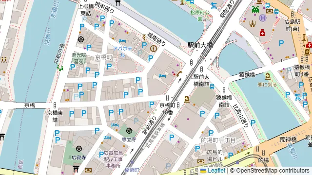 fabbit広島駅前の周辺地図