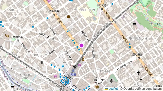 ESOLA 町田駅前店の周辺地図