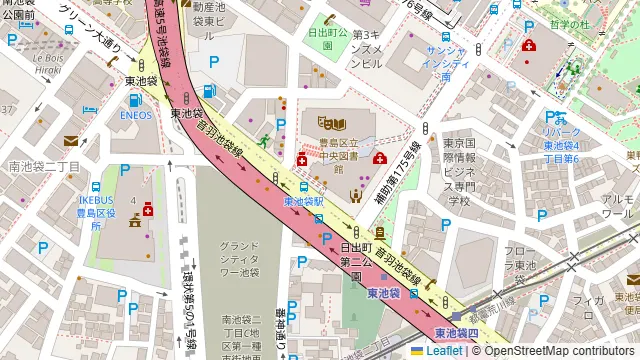 BATON 東池袋店の周辺地図