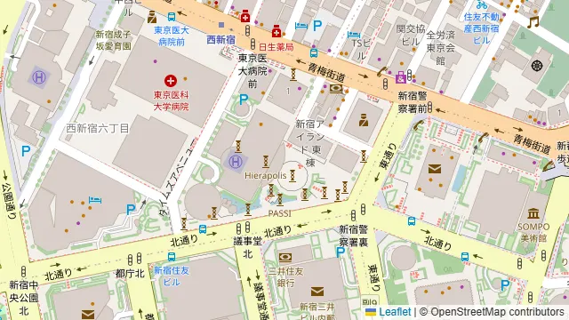 ザ サクラ ダイニング トウキョウの周辺地図