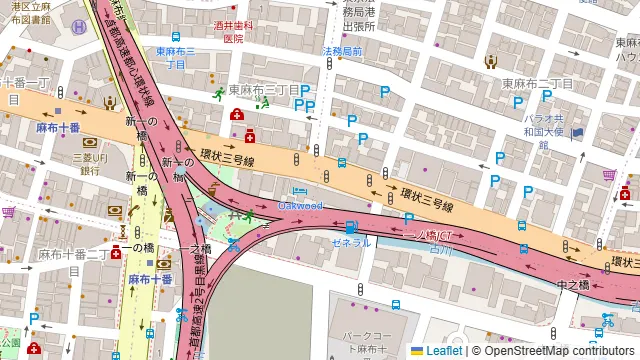 小料理屋 RUKA 麻布十番の周辺地図