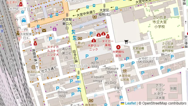コリアンダイニング クオンズ 大宮店の周辺地図